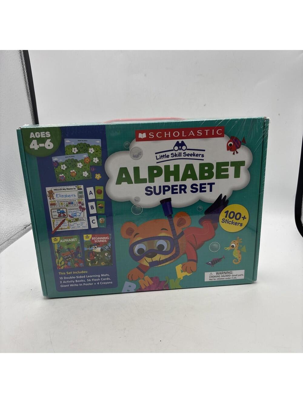 Scholastic Little Skill Seekers Alphabet Super Set Ages 4-6 New